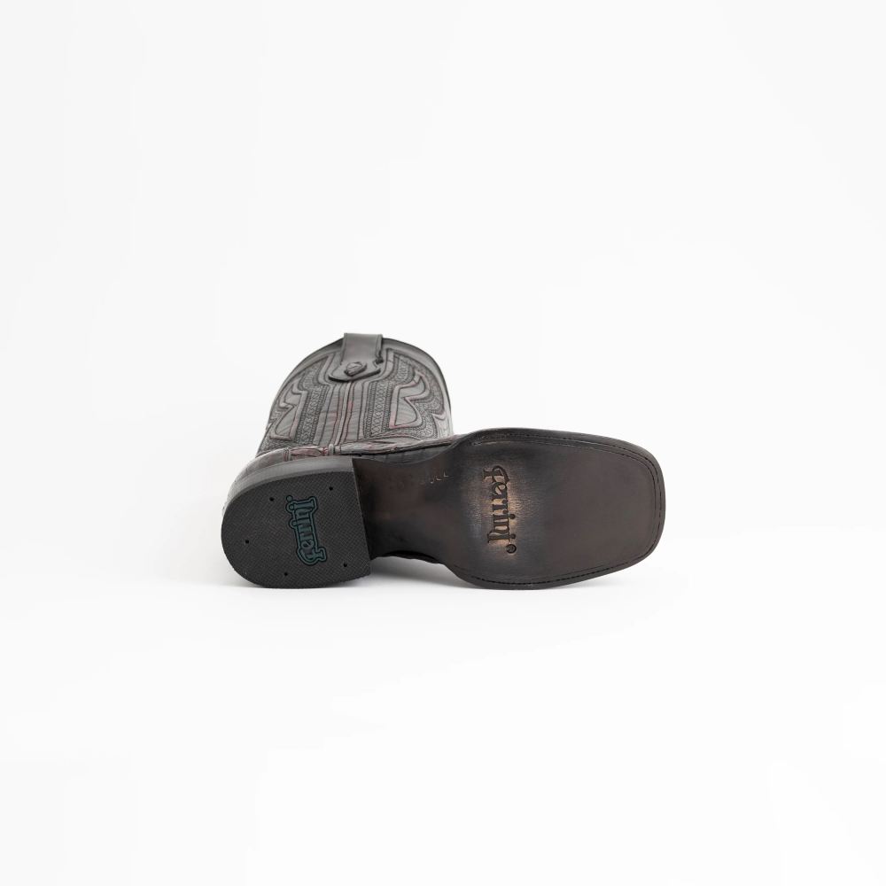 New Arrivals Ferrini Men's Hornback Caiman Dakota-Black Cherry