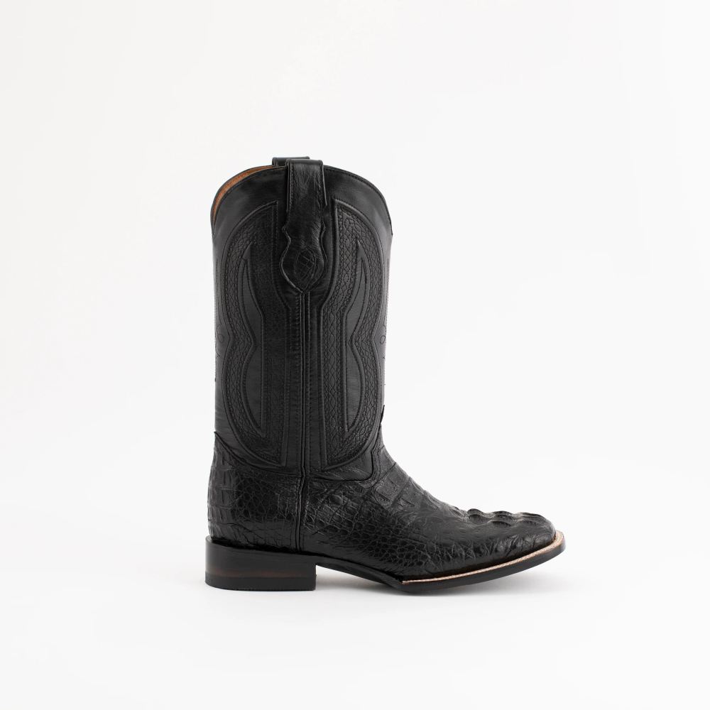 New Arrivals Ferrini Men's Hornback Caiman Dakota-Black