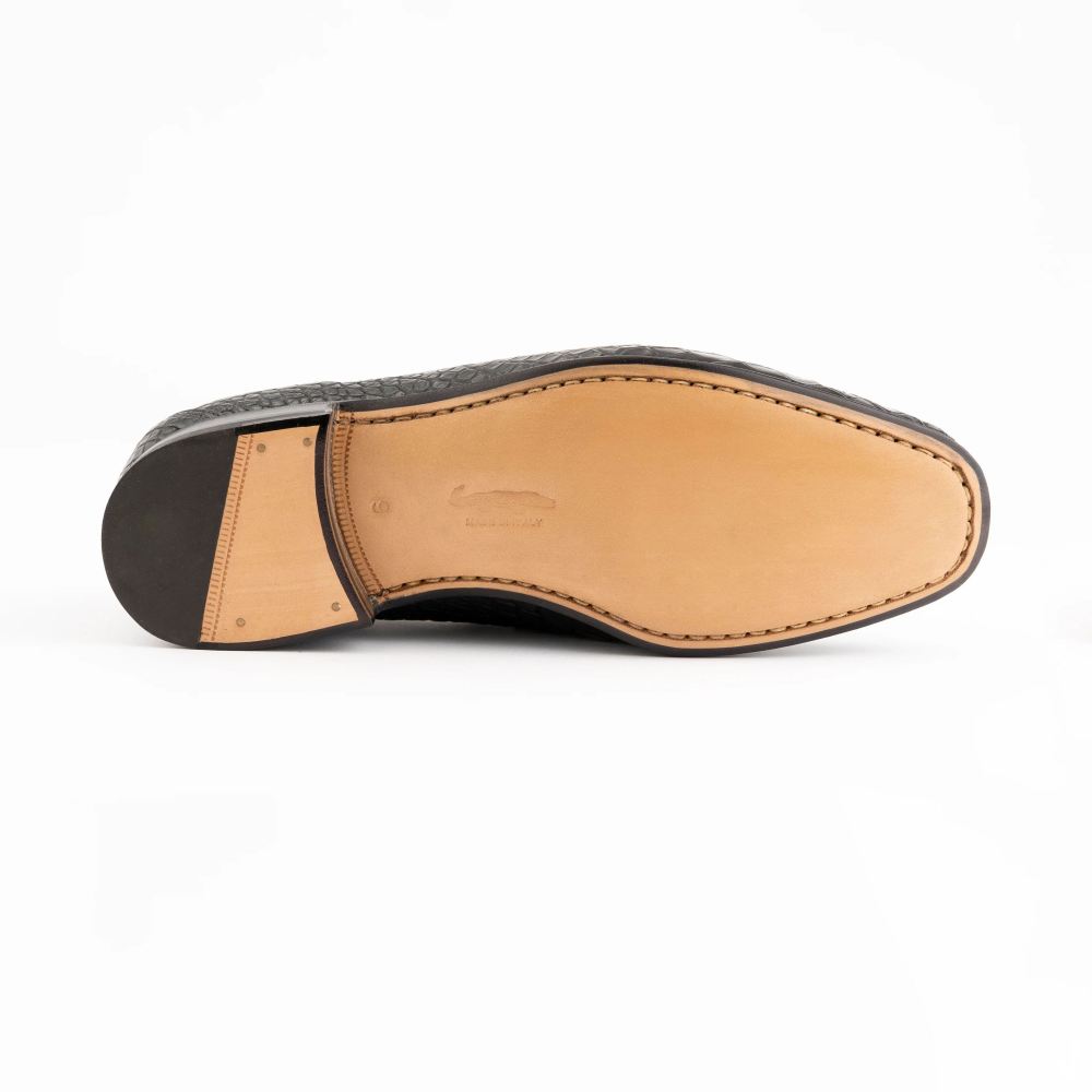 New Arrivals Ferrini Men's Crocodile 3918-Black