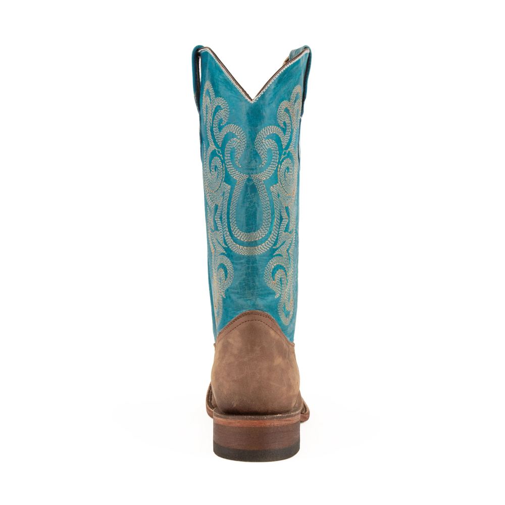 New Arrivals Ferrini Men's Hunter-Chocolate/Turquoise