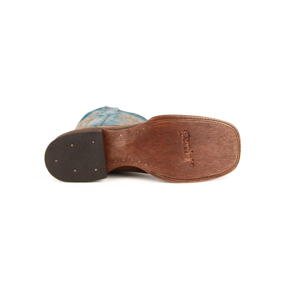 New Arrivals Ferrini Men's Hunter-Chocolate/Turquoise