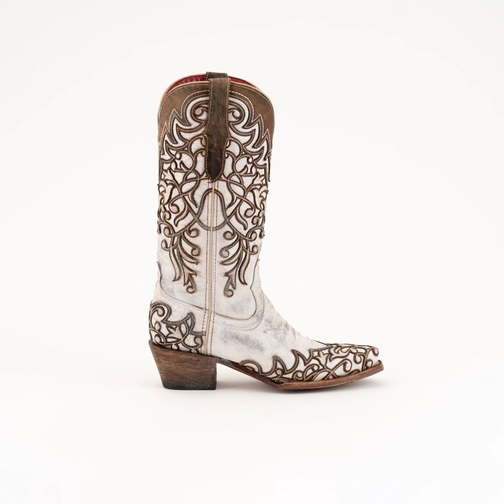 New Arrivals Ferrini Women's Ivy-Chocolate/White