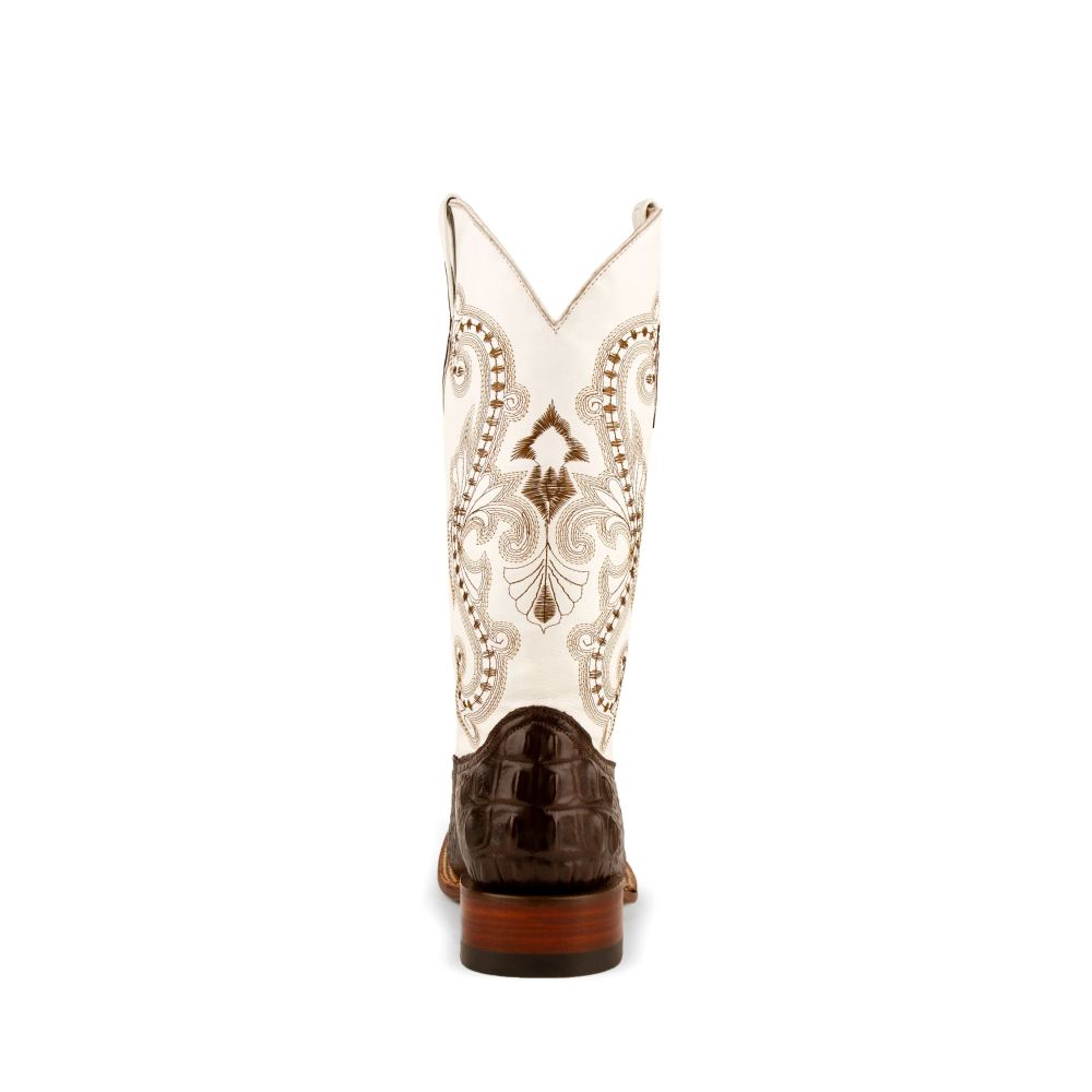 New Arrivals Ferrini Women's Rancher-Chocolate/White