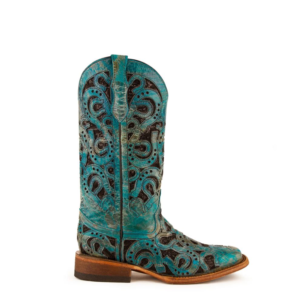 New Arrivals Ferrini Women's Horseshoe-Turquoise