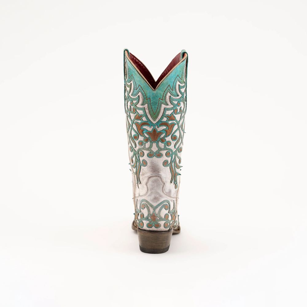 New Arrivals Ferrini Women's Ivy-White/Turquoise