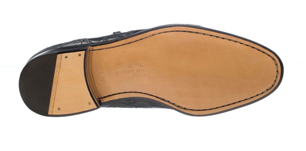 New Arrivals Ferrini Men's Belly Alligator 3673-Black