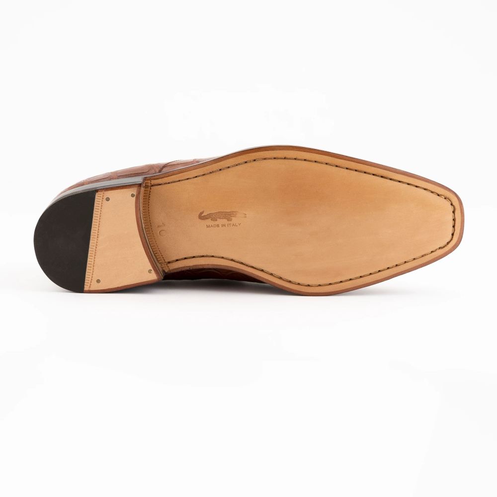 New Arrivals Ferrini Men's Alligator 3877-Cognac