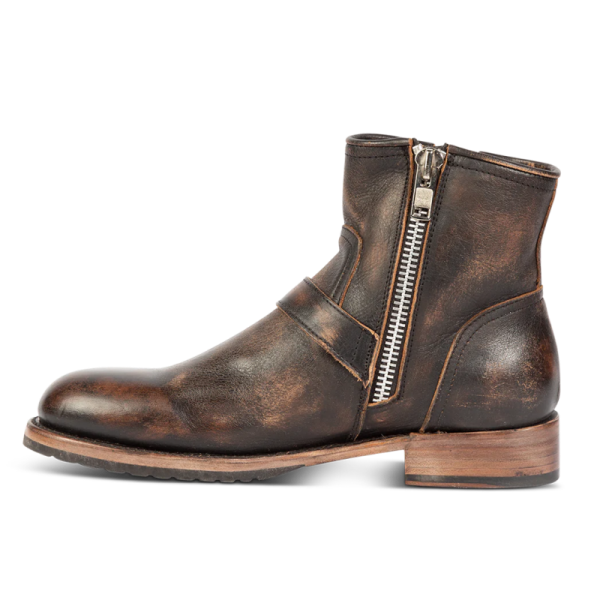 FREEBIRD STYLISH OUTLET MEN'S RAILROAD-BLACK DISTRESSED | STYLISH OUTLET
