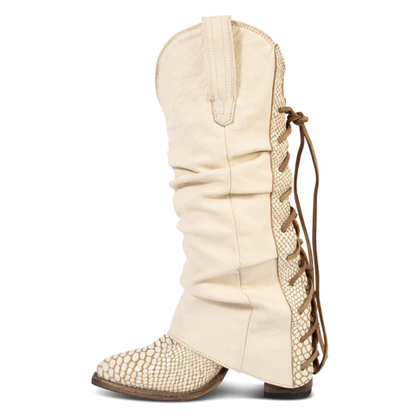 FREEBIRD STYLISH OUTLET WOMEN'S JULES-WHITE SNAKE | STYLISH OUTLET