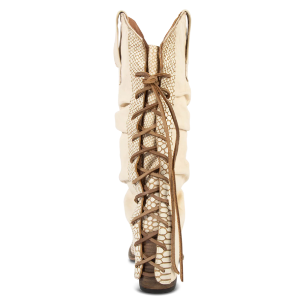 FREEBIRD STYLISH OUTLET WOMEN'S JULES-WHITE SNAKE | STYLISH OUTLET