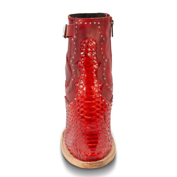 FREEBIRD STYLISH OUTLET WOMEN'S MORGAN-RED PYTHON | STYLISH OUTLET