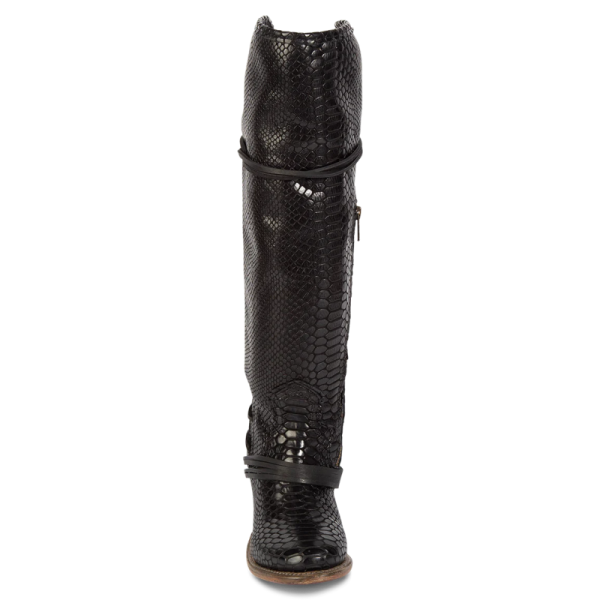 FREEBIRD STYLISH OUTLET WOMEN'S COAL-BLACK SNAKE | STYLISH OUTLET