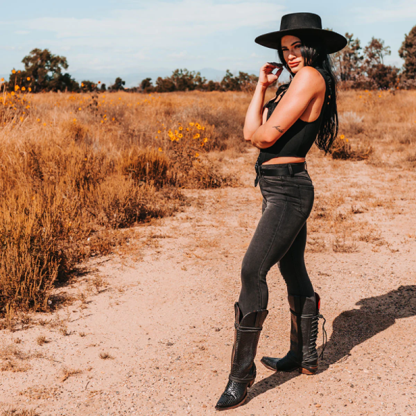 FREEBIRD STYLISH OUTLET WOMEN'S WARDON-BLACK SNAKE | STYLISH OUTLET