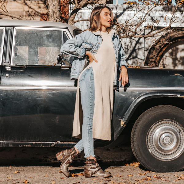 FREEBIRD STYLISH OUTLET WOMEN'S CRUE-GREY MULTI | STYLISH OUTLET
