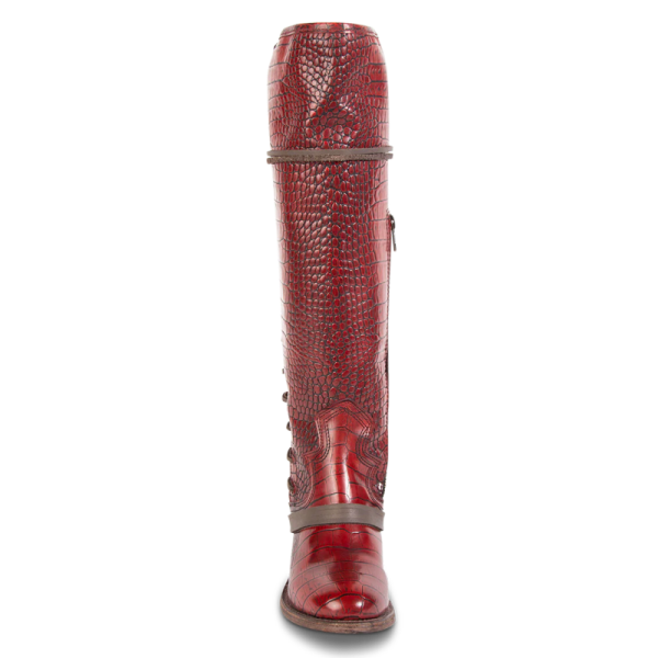 FREEBIRD STYLISH OUTLET WOMEN'S COAL-RED CROCO | STYLISH OUTLET