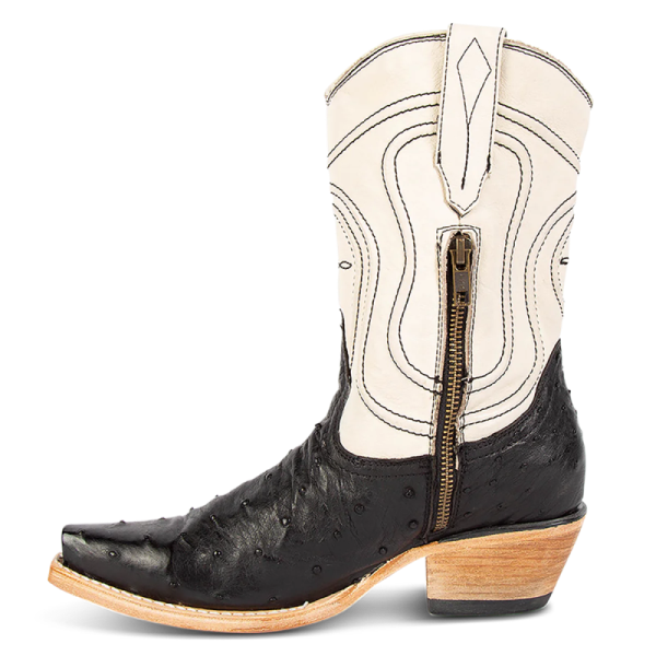 FREEBIRD STYLISH OUTLET WOMEN'S WARRICK-BLACK OSTRICH MULTI | STYLISH OUTLET