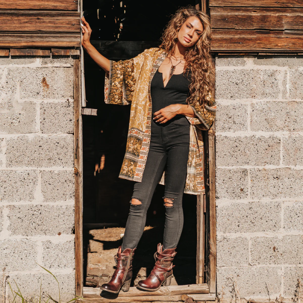 FREEBIRD STYLISH OUTLET WOMEN'S BAKER-WINE MULTI | STYLISH OUTLET