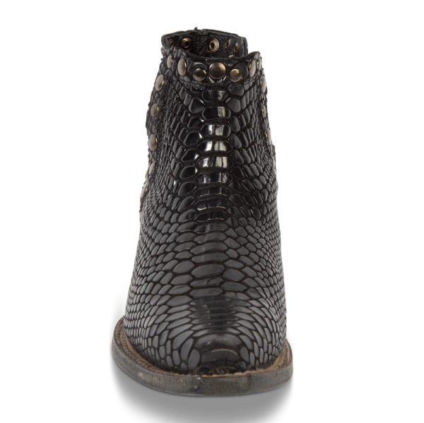 FREEBIRD STYLISH OUTLET WOMEN'S MANDY-BLACK SNAKE | STYLISH OUTLET