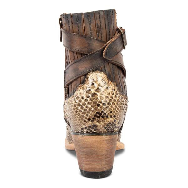 FREEBIRD STYLISH OUTLET WOMEN'S MORGAN-BLACK/WHITE PYTHON | STYLISH OUTLET