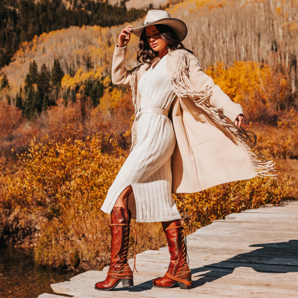FREEBIRD STYLISH OUTLET WOMEN'S COAL-COGNAC | STYLISH OUTLET