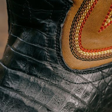 LATEST HYER BOOTS MEN'S BIG BOW - Black/Honey