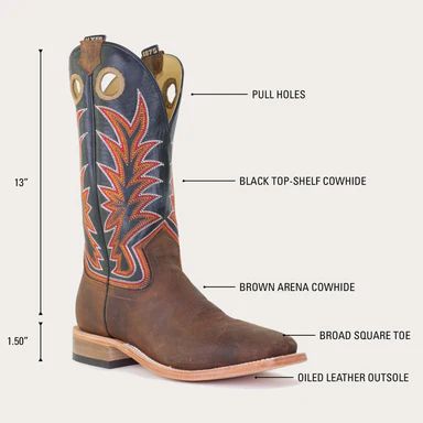 LATEST HYER BOOTS MEN'S WALTON - Brown/Black