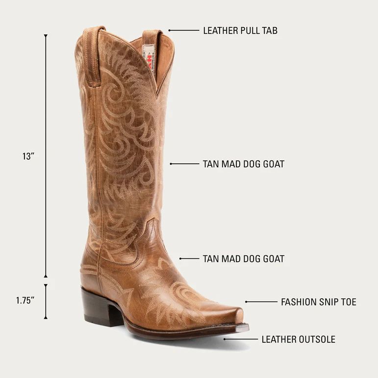 LATEST HYER BOOTS WOMEN'S ROAD TO ARIZONA - Tan