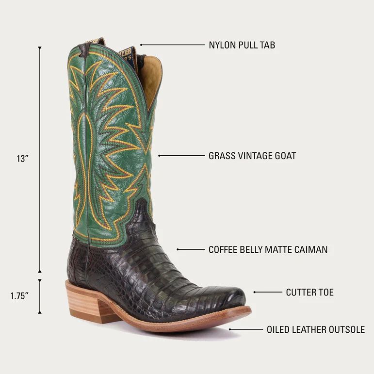 LATEST HYER BOOTS MEN'S SPEARVILLE - Coffee/Grass