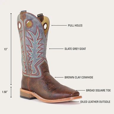 LATEST HYER BOOTS MEN'S WALTON - Brown/Grey
