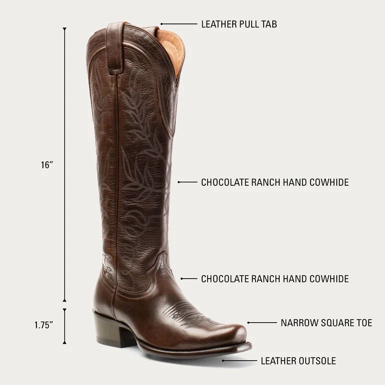 LATEST HYER BOOTS WOMEN'S ABBYVILLE - Chocolate