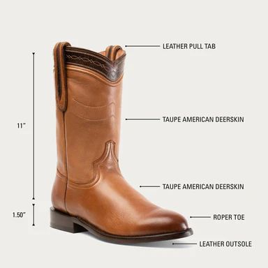 LATEST HYER BOOTS MEN'S WESTERN WELLINGTON - Taupe