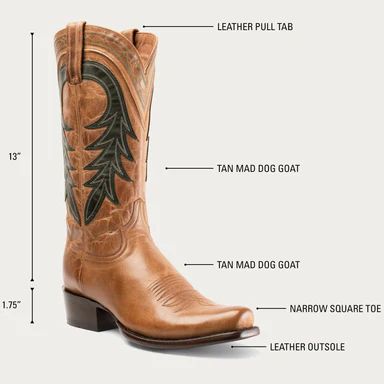 LATEST HYER BOOTS MEN'S HUDSON - Tan