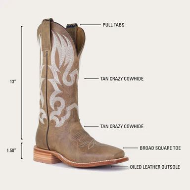 LATEST HYER BOOTS WOMEN'S AUGUSTA - Tan/Tan