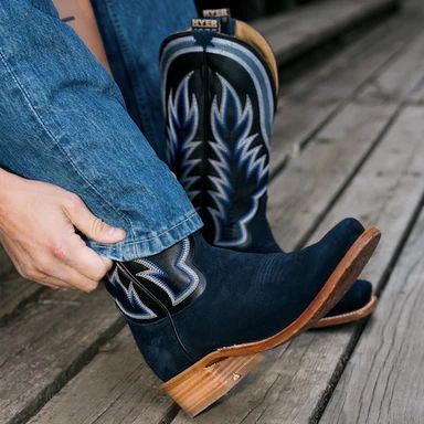 LATEST HYER BOOTS MEN'S CULVER - Dark Navy/Black