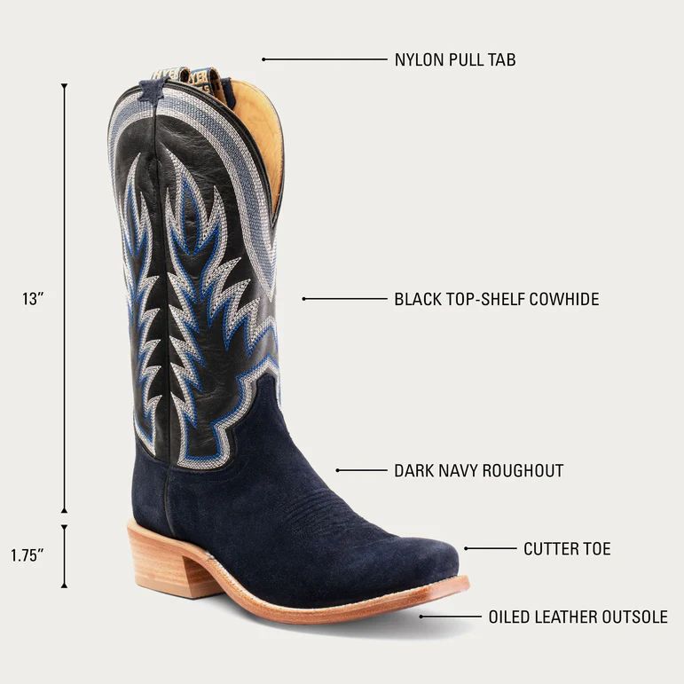 LATEST HYER BOOTS MEN'S CULVER - Dark Navy/Black