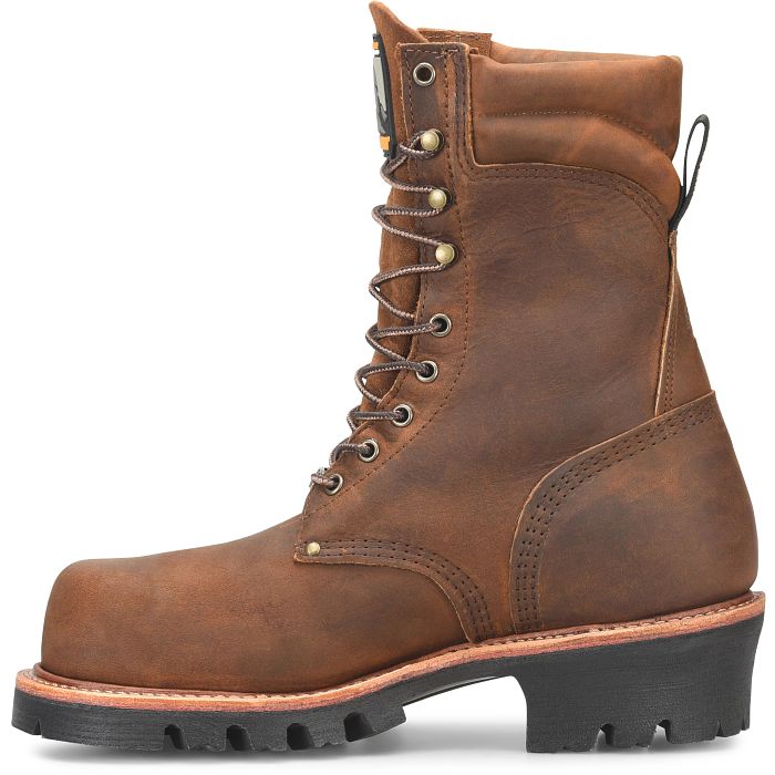 Latest Men's Matterhorn Super Collar Safety Toe Logger - Dark Brown (Brown)