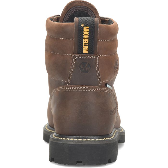 Latest Men's Matterhorn Int Lo Steel Toe Waterproof D3o Internal Met Guard - Dark Brown (Brown)