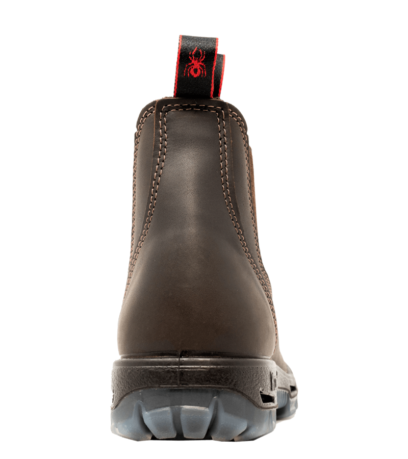 REDBACK FREE DELIVERY MEN'S GREAT BARRIER (STEEL TOE)-PUMA BROWN AQUAPEL