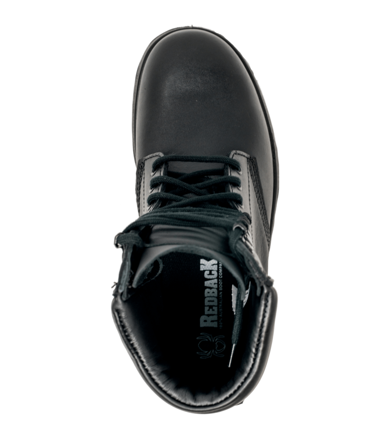 REDBACK FREE DELIVERY WOMEN'S PATROL-BLACK WAXY