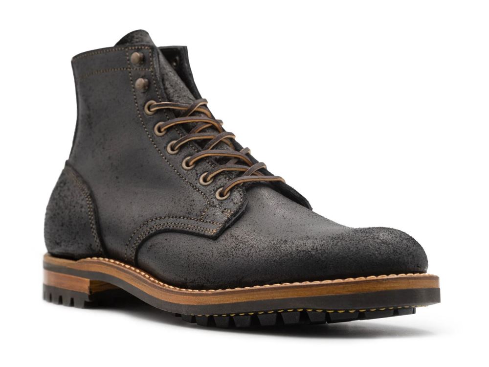 Special Offer | Truman Men's Black Oiled Rough Out | Plain Toe