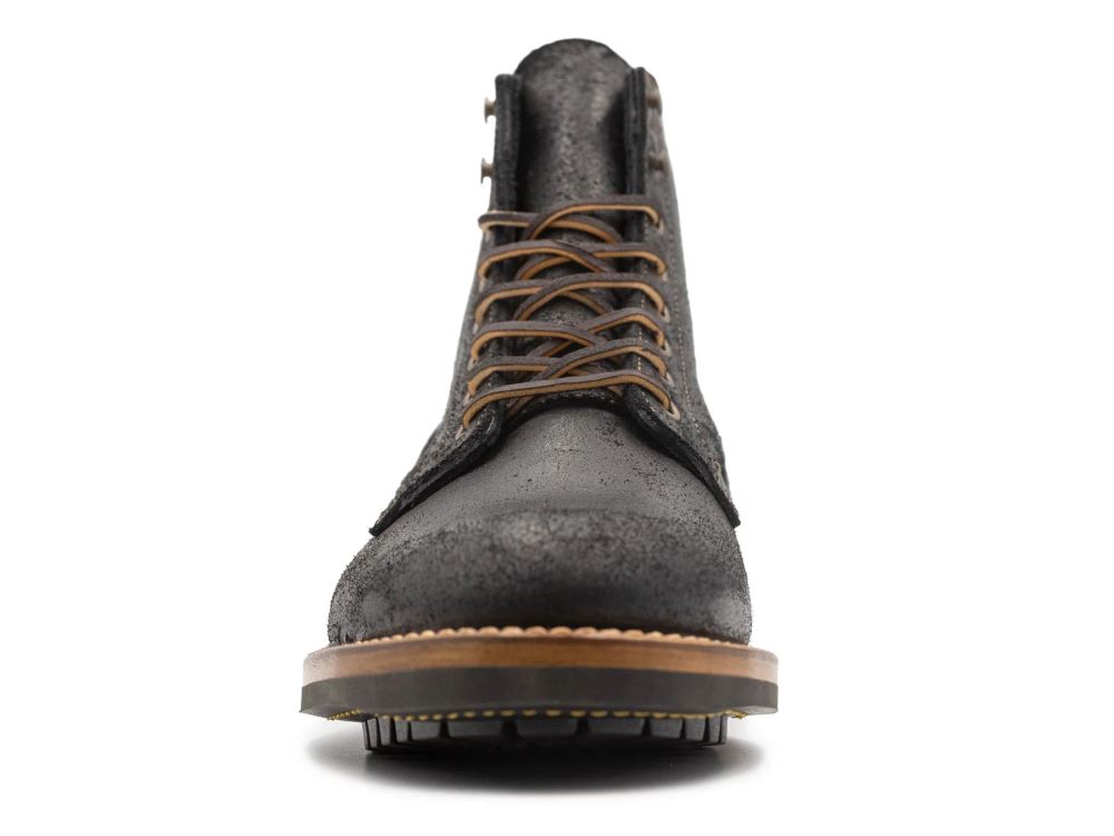 Special Offer | Truman Men's Black Oiled Rough Out | Plain Toe
