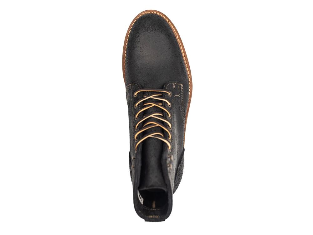 Special Offer | Truman Men's Black Oiled Rough Out | Plain Toe