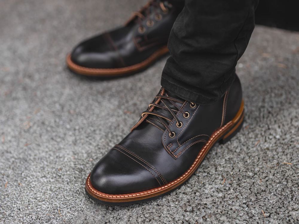 Special Offer | Truman Men's Charcoal Double Shot | Cap Toe