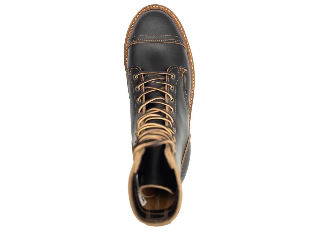 Special Offer | Truman Men's Black Waxed Flesh | Cap Toe Upland