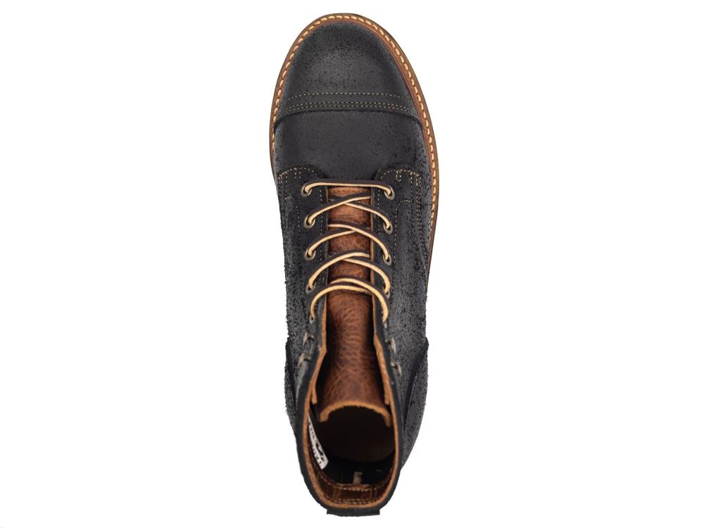 Special Offer | Truman Men's Black Oiled Rough Out | Cap Toe