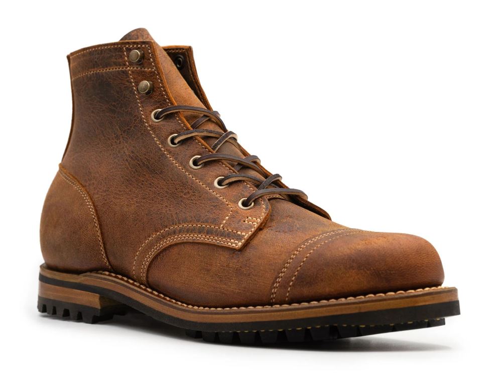 Special Offer | Truman Men's Cognac Teton Stag | Cap Toe