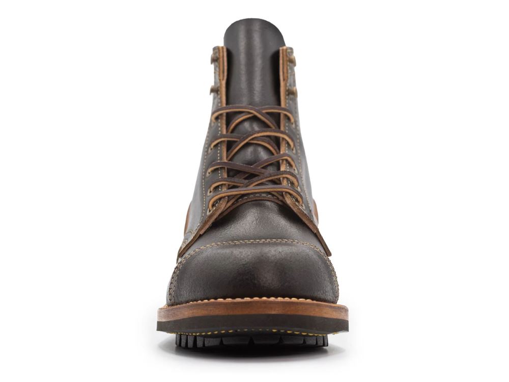 Special Offer | Truman Men's Black Waxed Flesh | Cap Toe