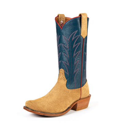 PROMOTION RIOS BOOTS 13" NAVY CALF & TAN CRAZYHORSE R9028 PROMOTION RIOS BOOTS 13" NAVY CALF & TAN CRAZYHORSE R9028