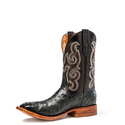 PROMOTION RIOS BOOTS 11" BLACK FULL QUILL OSTRICH & BLACK CALF R9003 PROMOTION RIOS BOOTS 11" BLACK FULL QUILL OSTRICH & BLACK CALF R9003